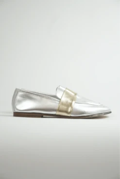 Art. 06 Loafer In Nappa Argento/Platino