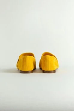 Art. 06 Loafer In Suede Mustard -Deux Amies Shop alessandra accessory art 06 loafer in suede mustard 31465304522806