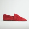 Art. 06 Loafer In Suede Rosso