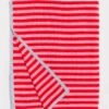 Baby Cashmere Blanket In Water, Pink Red Stripe
