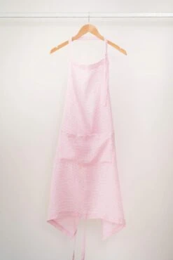 Pink Stripe Apron