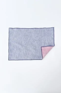 Placemats In Red/Navy Stripe -Deux Amies Shop alessandra accessory placemats in red navy stripe 40056319901990