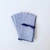 Serviettes In Blue Stripe