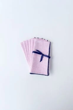 Serviettes In Pink Stripe