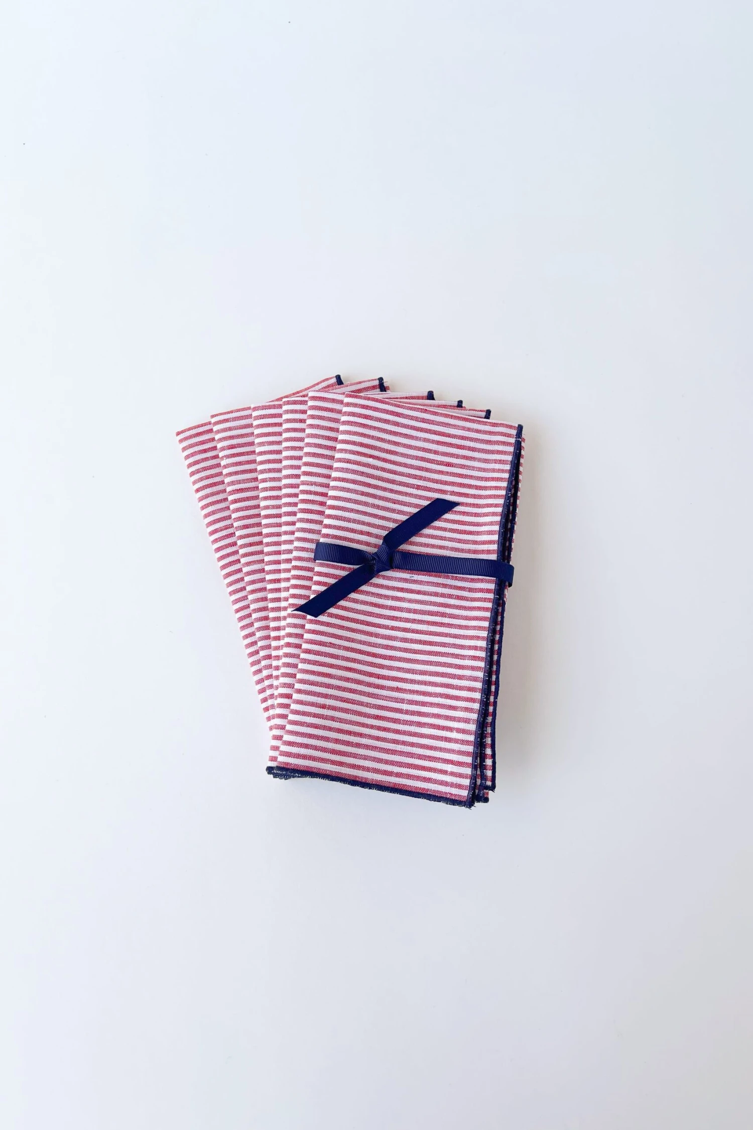 Serviettes In Red Stripe 1 Serviettes In Red Stripe