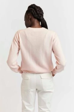Sophia Cashmere Cardi In Ballet -Deux Amies Shop alessandra cashmere cardigan petite sydney cashmere cardi in ballet 40048721297702