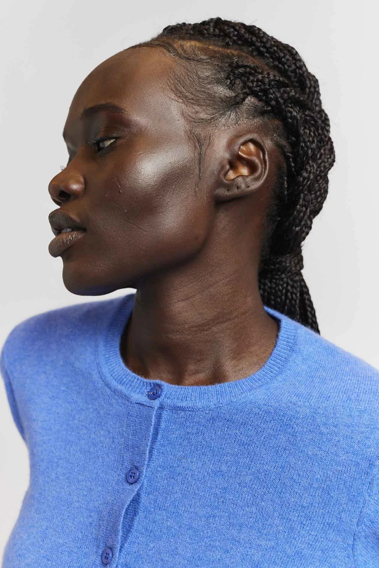 Sophia Cashmere Cardi In Lagoon 4 Sophia Cashmere Cardi In Lagoon - Image 4