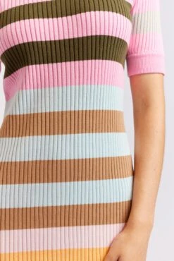 All Sorts Cotton Dress In Cactus -Deux Amies Shop alessandra cashmere dresses all sorts cotton dress in cactus 40639834554662