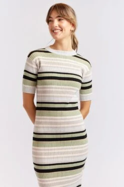 Moritz Cotton Dress In Grey