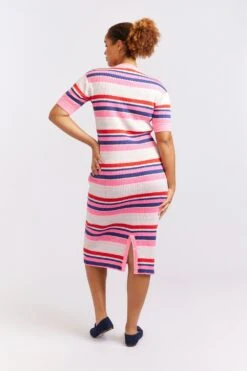 Moritz Cotton Dress In Musk -Deux Amies Shop alessandra cashmere dresses moritz cotton dress in musk 40440268161318