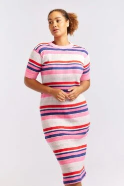 Moritz Cotton Dress In Musk -Deux Amies Shop alessandra cashmere dresses moritz cotton dress in musk 40440268194086