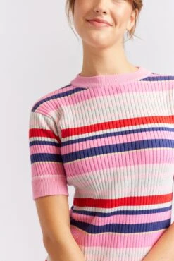 Moritz Cotton Dress In Musk -Deux Amies Shop alessandra cashmere dresses moritz cotton dress in musk 40440272060710