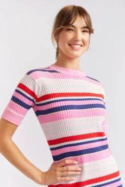 Moritz Cotton Dress In Musk -Deux Amies Shop alessandra cashmere dresses moritz cotton dress in musk 40440272093478