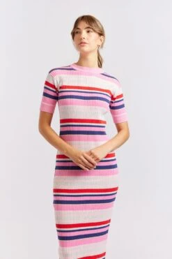 Moritz Cotton Dress In Musk