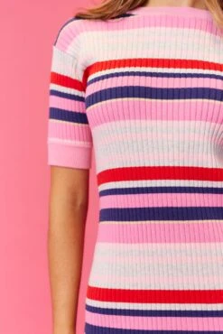 Moritz Cotton Dress In Musk -Deux Amies Shop alessandra cashmere dresses moritz cotton dress in musk 40481546797350