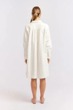 Overshirt Corduroy Dress In Ivory 11 Overshirt Corduroy Dress In Ivory -Deux Amies Shop alessandra cashmere dresses overshirt corduroy dress in ivory 40424993784102