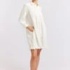 Willow Corduroy Dress In Ivory