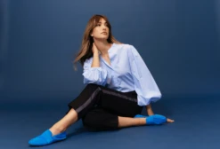 Black Tie Wool Pant In Black -Deux Amies Shop alessandra cashmere pants black tie wool pant in black 40481584611622