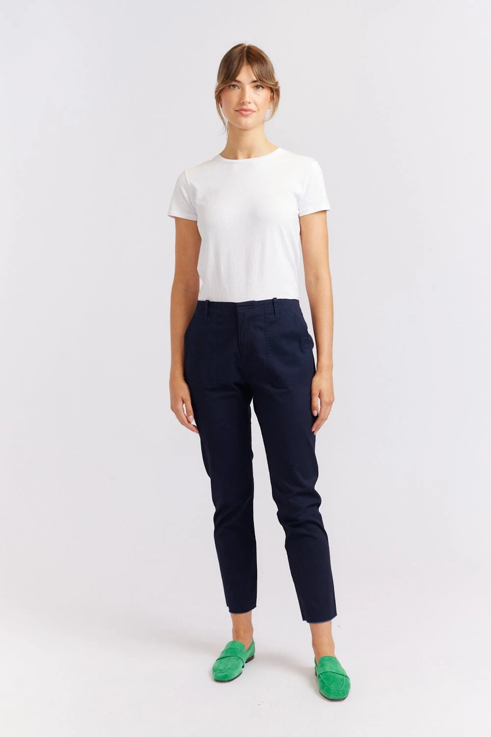 Cypress Cotton Pant In Navy 1 Cypress Cotton Pant In Navy
