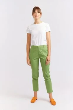Cypress Cotton Pant In Olive