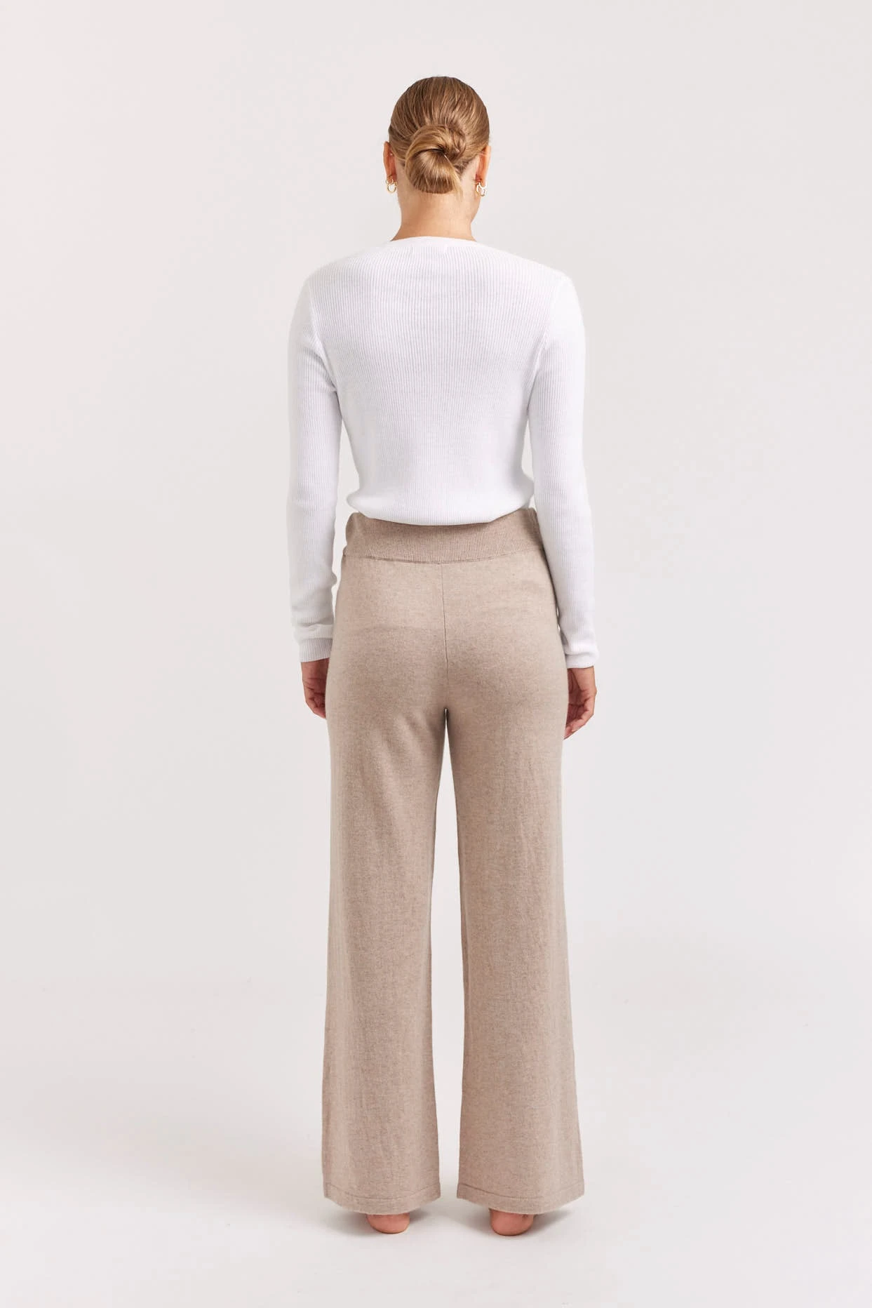 Jewel Cashmere Pant In Cobblestone 4 Jewel Cashmere Pant In Cobblestone - Image 4