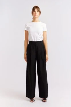 Laurel Blend Pant In Black