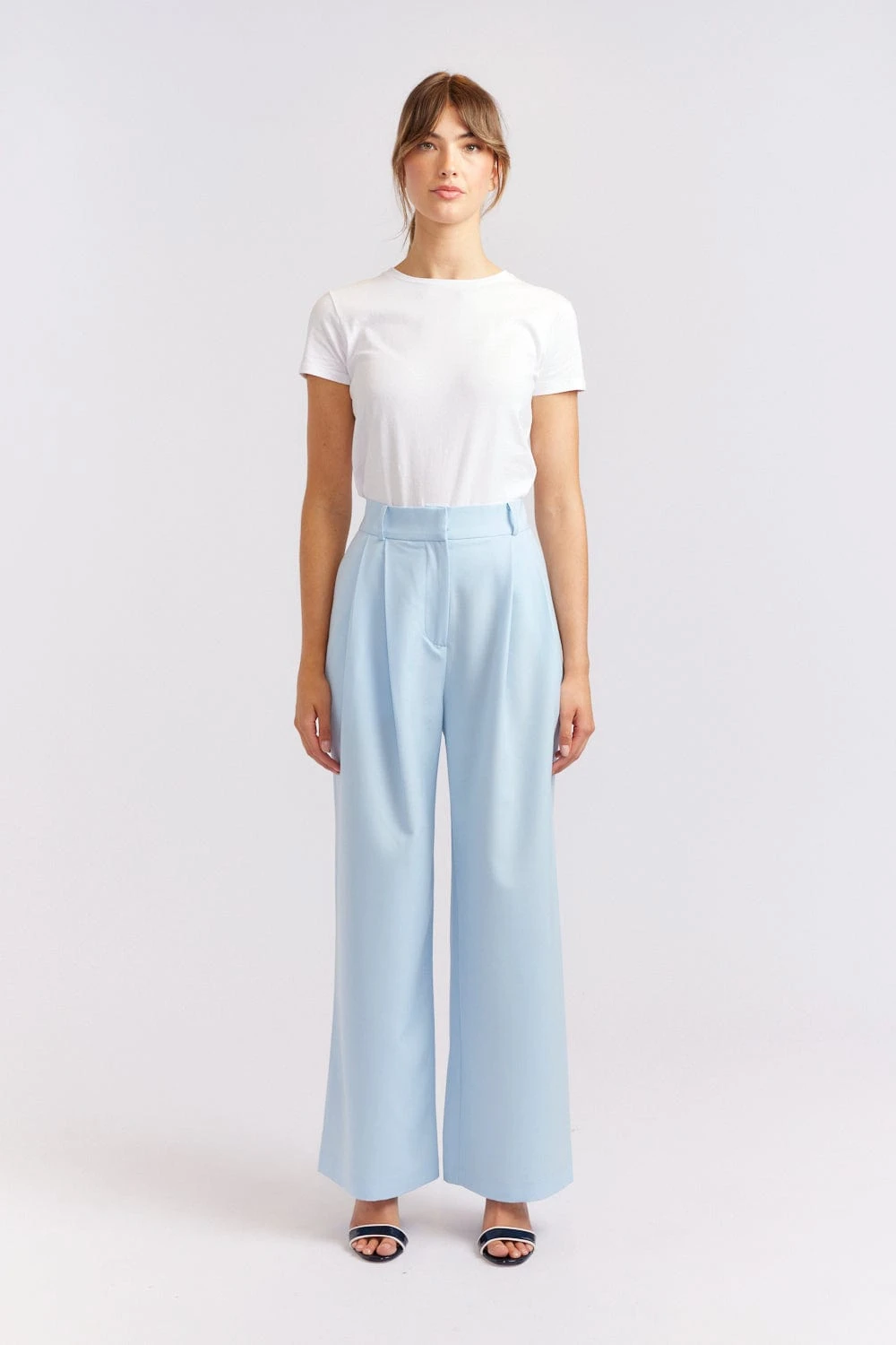 Laurel Blend Pant In Sky 1 Laurel Blend Pant In Sky