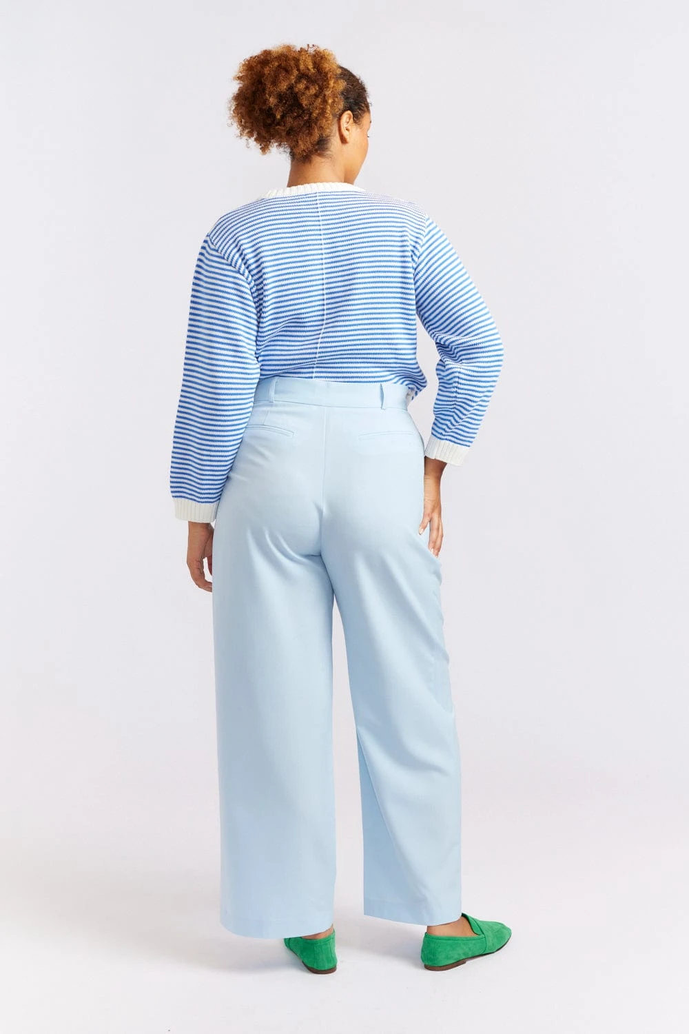 Laurel Blend Pant In Sky 6 Laurel Blend Pant In Sky - Image 6