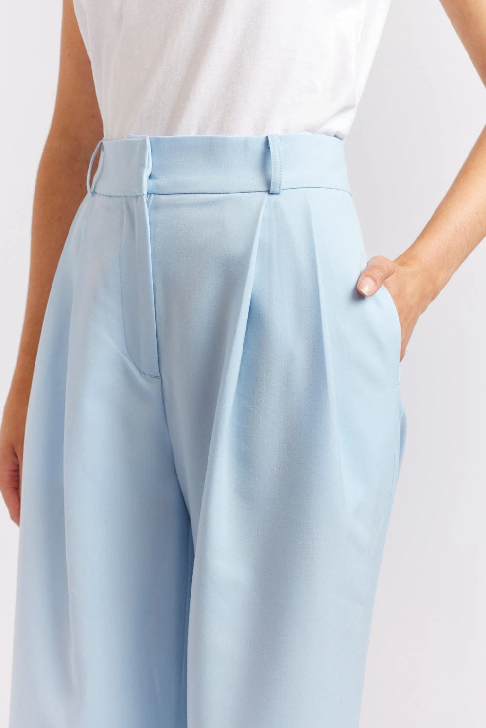 Laurel Blend Pant In Sky 2 Laurel Blend Pant In Sky - Image 2