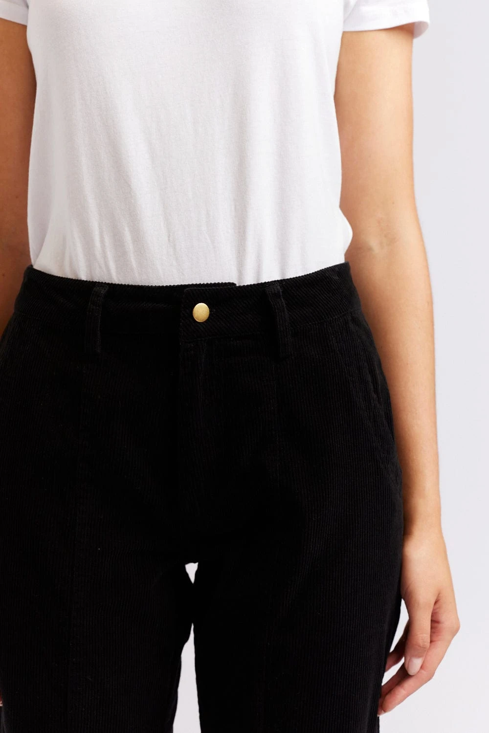 Plush Corduroy Pant In Black 6 Plush Corduroy Pant In Black - Image 6