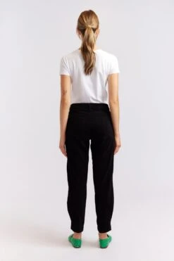 Plush Corduroy Pant In Black 13 Plush Corduroy Pant In Black -Deux Amies Shop alessandra cashmere pants plush corduroy pant in black 40425014100262