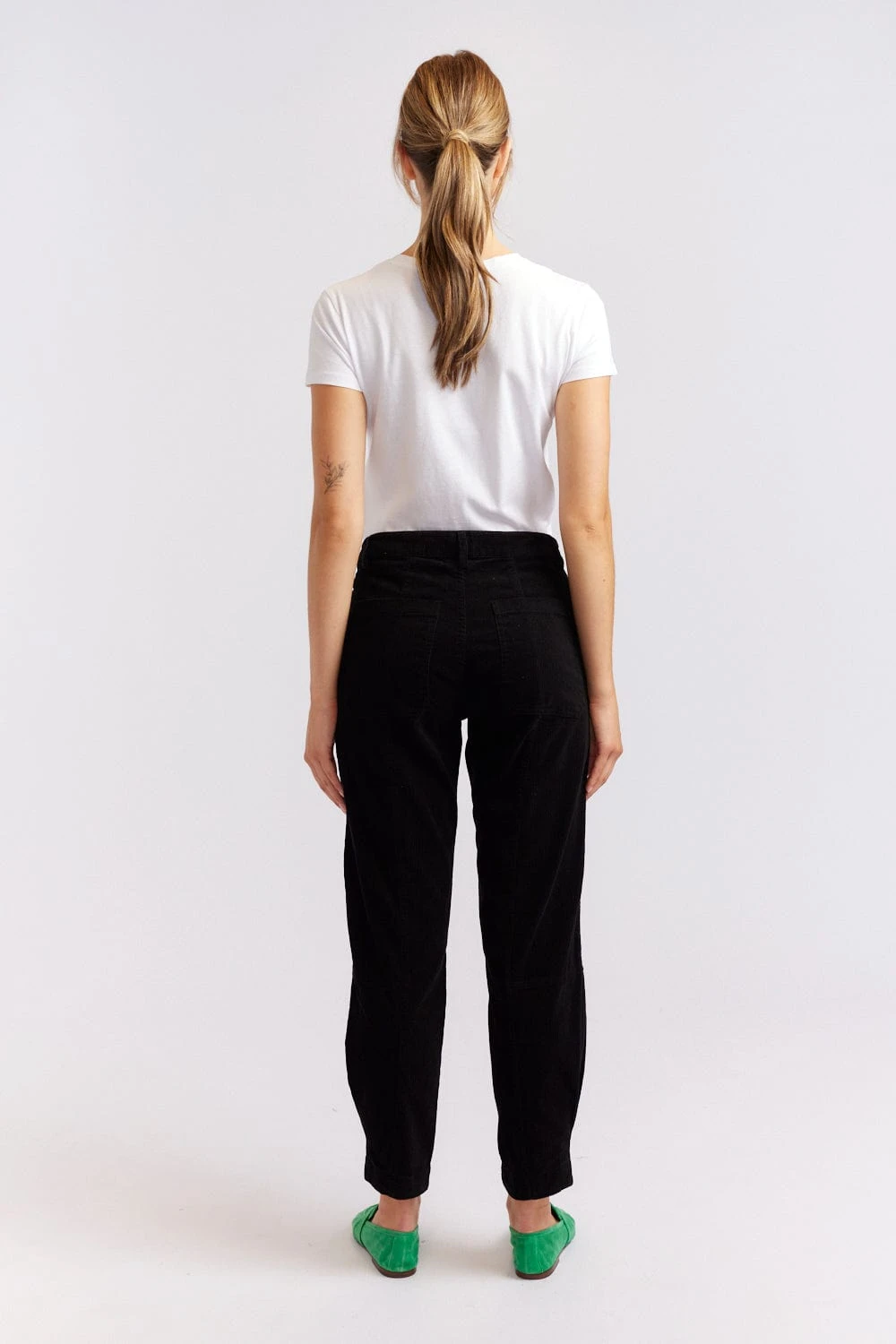 Plush Corduroy Pant In Black 7 Plush Corduroy Pant In Black - Image 7