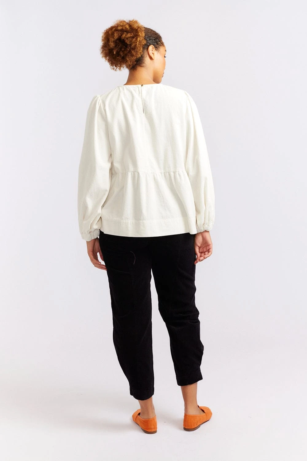 Plush Corduroy Pant In Black 4 Plush Corduroy Pant In Black - Image 4