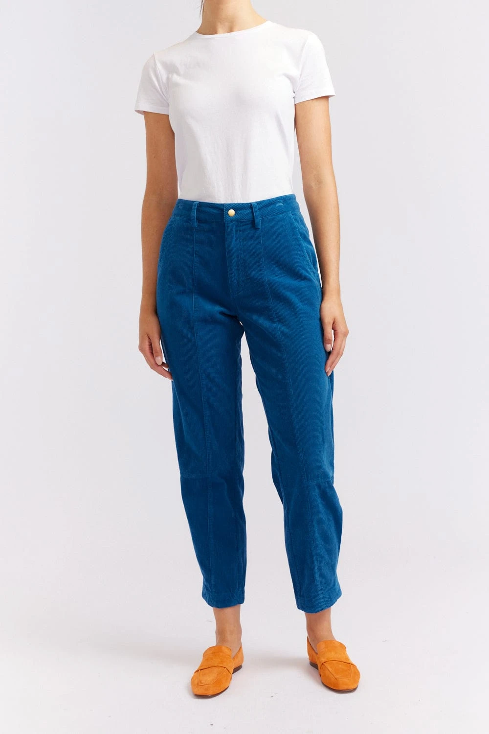 Plush Corduroy Pant In Blue Steel 1 Plush Corduroy Pant In Blue Steel