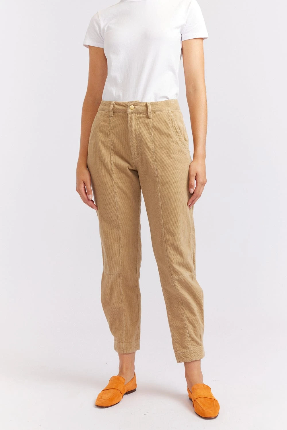 Plush Corduroy Pant In Sand 1 Plush Corduroy Pant In Sand