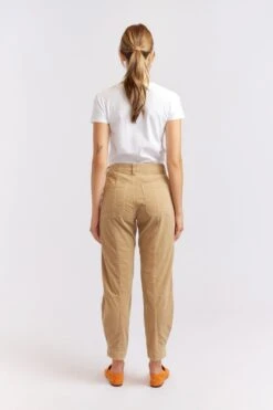 Plush Corduroy Pant In Sand 7 Plush Corduroy Pant In Sand -Deux Amies Shop alessandra cashmere pants plush corduroy pant in sand 40425037529382