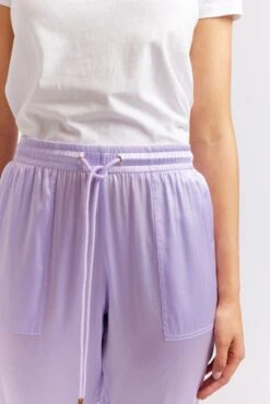 Savannah Silk Pant In Lilac -Deux Amies Shop alessandra cashmere pants savannah silk pant in lilac 40461300433190