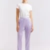 Savannah Silk Pant In Lilac