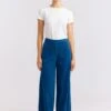 Wisteria Corduroy Pant In Blue Steel