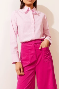 Wisteria Corduroy Pant In Magenta