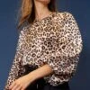 Magnolia Silk Shirt In Classic Animal