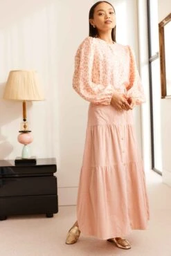 Magnolia Silk Shirt In Pink Animal