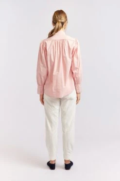 Rosemary Poplin Shirt In Rosette -Deux Amies Shop alessandra cashmere shirts rosemary poplin shirt in rosette 40460891160870