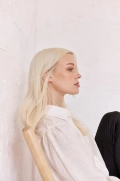 Soho Linen Shirt In Ivory -Deux Amies Shop alessandra cashmere shirts soho linen shirt in ivory 41125687591206