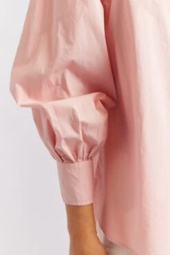 Soho Poplin Shirt In Rosette -Deux Amies Shop alessandra cashmere shirts soho poplin shirt in rosette 40461095141670