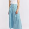 Lotus Corduroy Skirt In Oceanview