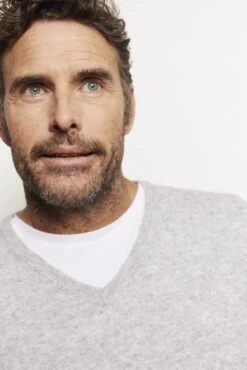 Alex Cashmere Sweater In Grey -Deux Amies Shop alessandra cashmere sweater alex cashmere sweater in grey 41577790603558