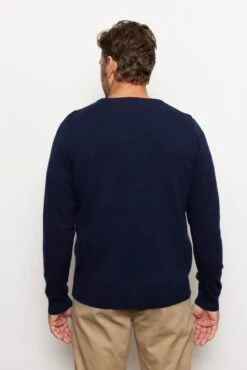 Alex Cashmere Sweater In Navy -Deux Amies Shop alessandra cashmere sweater alex cashmere sweater in navy 41577795387686