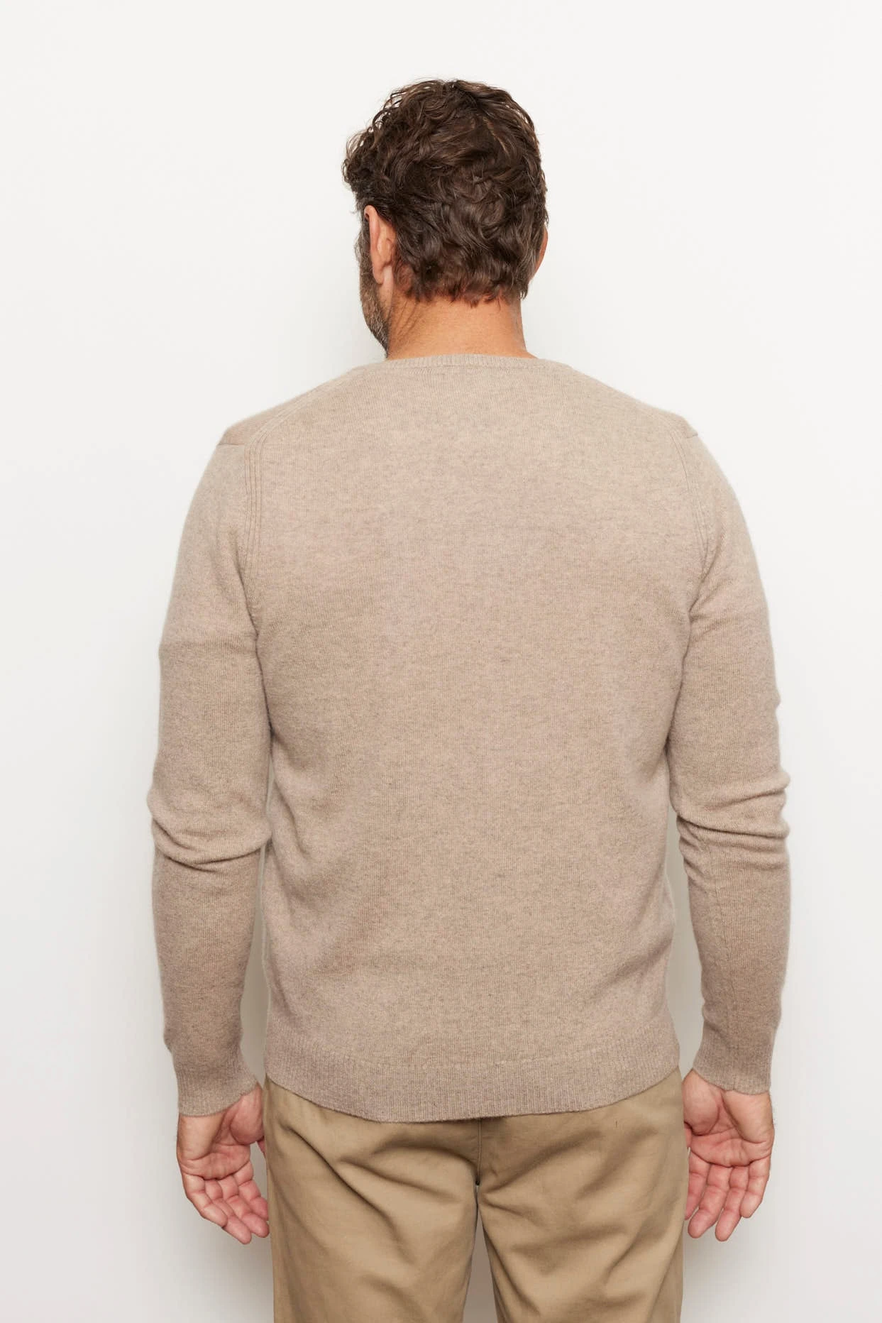 Alex Cashmere Sweater In Walnut 5 Alex Cashmere Sweater In Walnut - Image 5