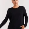 Baby Belle Cashmere Sweater In Black